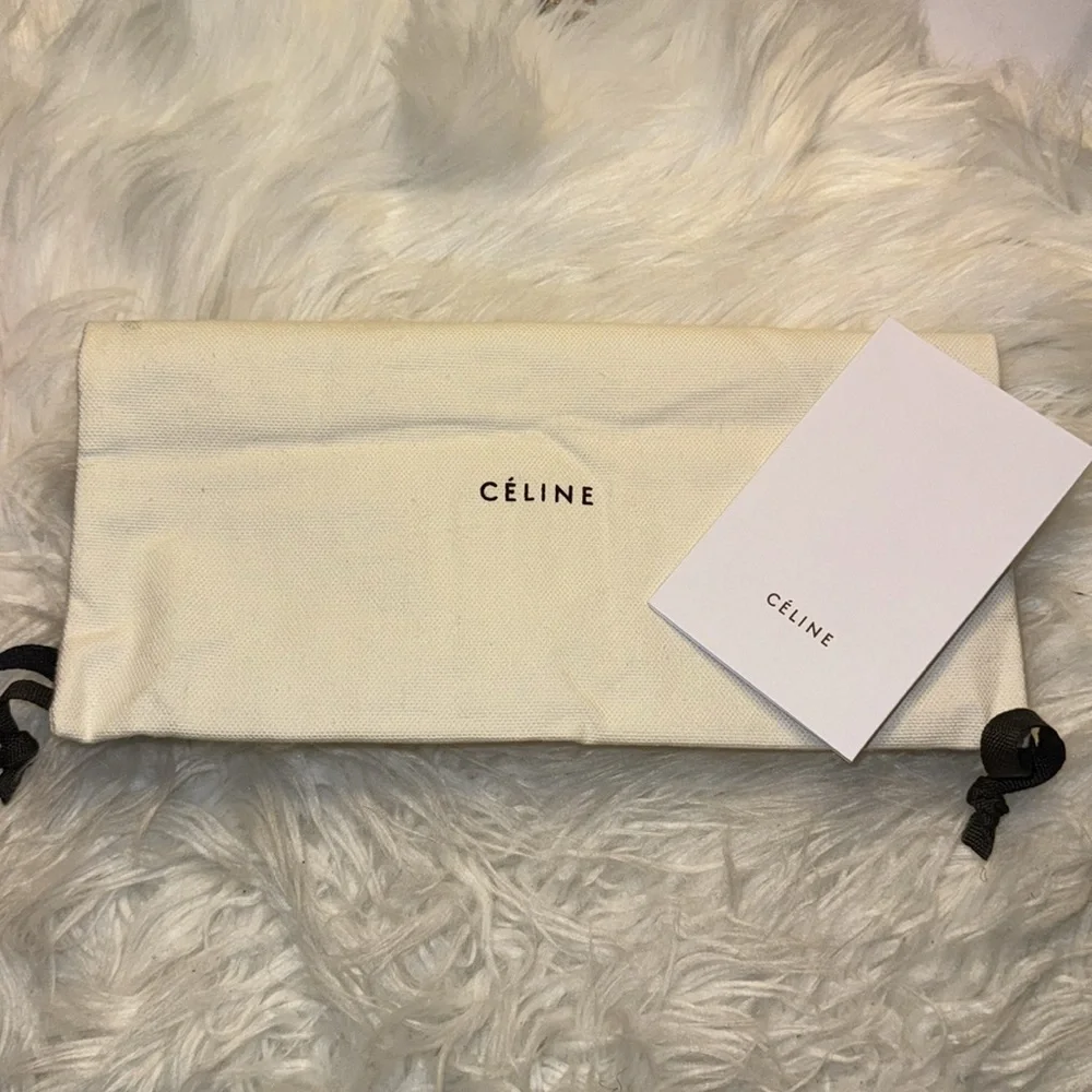 Celine Pink Drummed Leather Large Multifunction Flap Wallet NWT - Picture 16 of 17